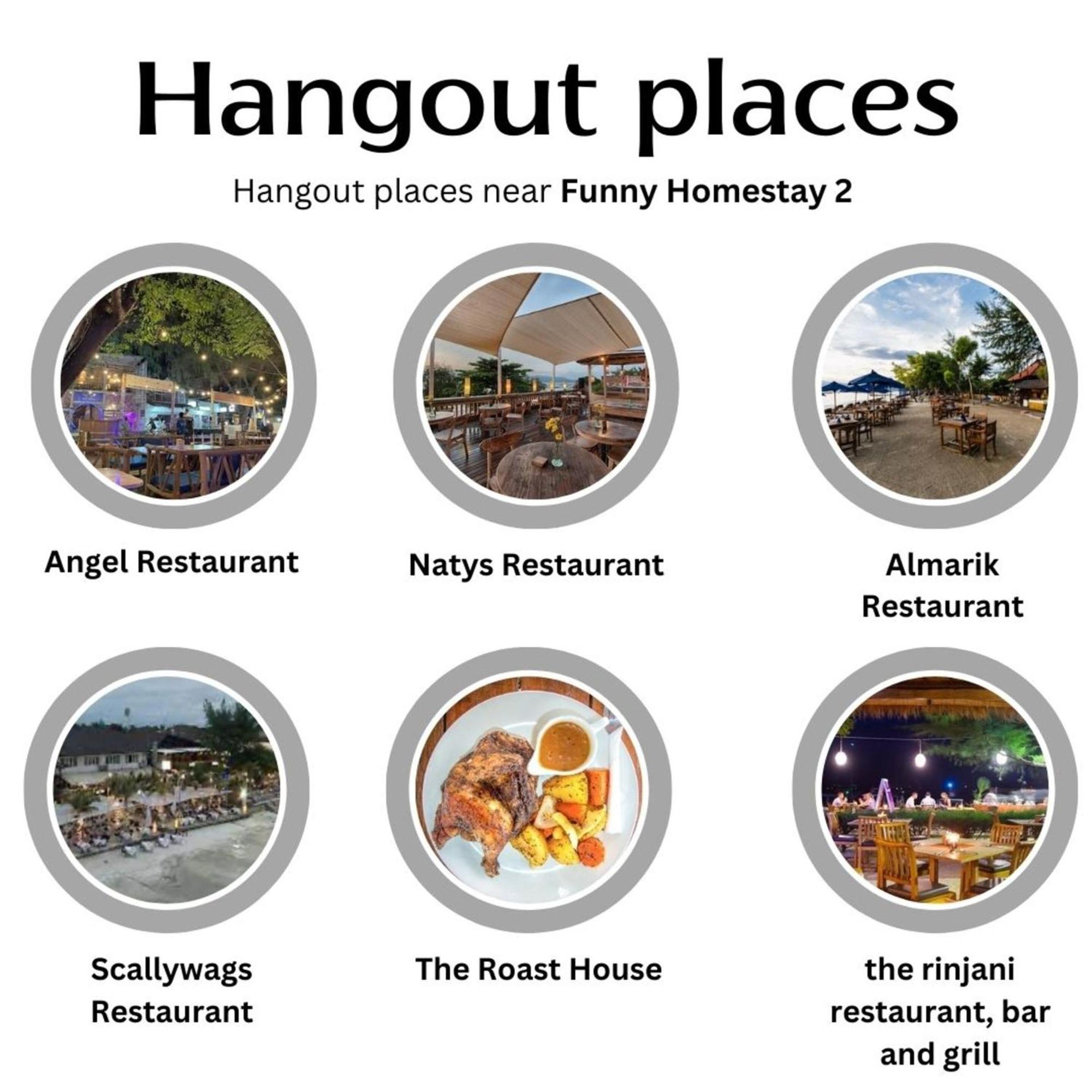 Funny Homestay 2 Гили Траванган Экстерьер фото